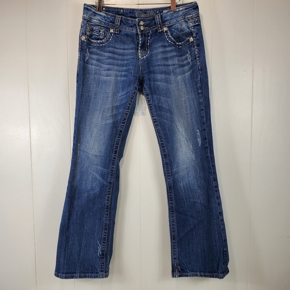 Miss me boot cut bling jeans size 28 - Picture 10 of 11